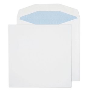 220 x 220 White Wallet Envelope | Gummed | 100gsm | Box of 500
