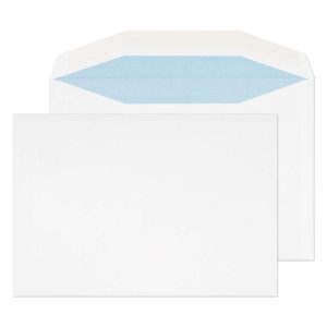 162 x 235 White Wallet Mailing Envelope | Gummed | 110gsm | Box of 500