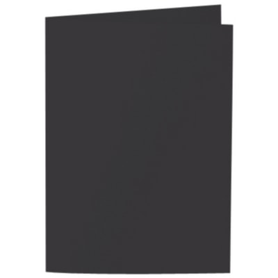 Artoz Samsa - 'Black' Card. 240mm x 169mm 270gsm B6 Bi-Fold (Long Edge) Card.