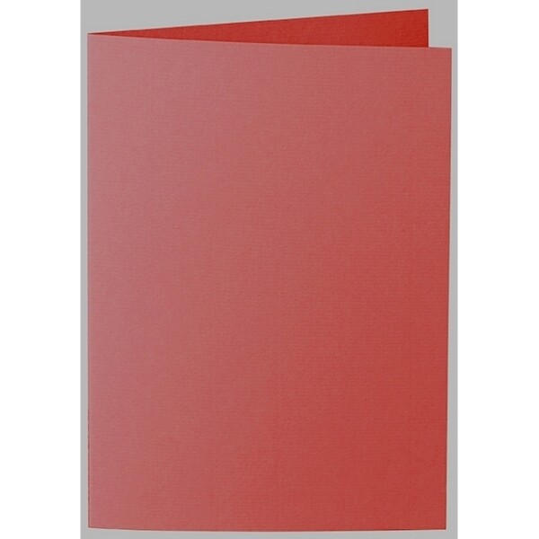Artoz 1001 - 'Fire Red' Card. 297mm x 210mm 220gsm A5 Folded (Long Edge) Card.
