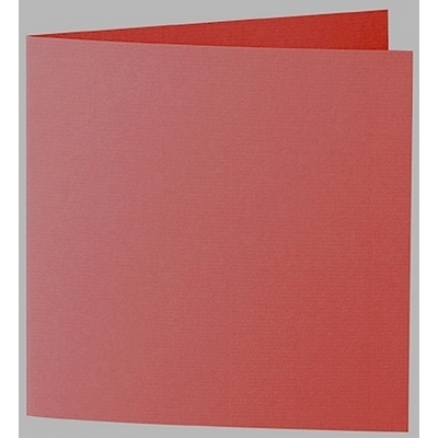 Artoz 1001 - 'Fire Red' Card. 260mm x 130mm 220gsm Small Square Folded Card.