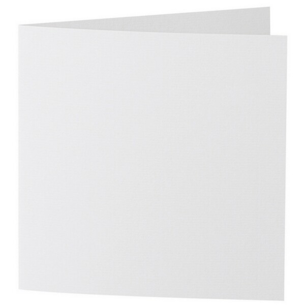 Artoz 1001 - 'Bianco White' Card. 310mm x 155mm 220gsm Square Folded Card.